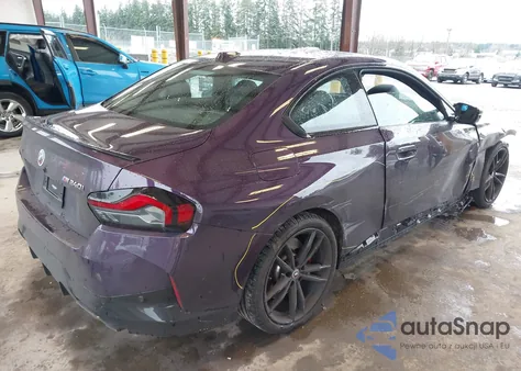 2023 BMW M240 I xDrive z USA, uszkodzony, nr VIN 3MW53CM0XP8D23462